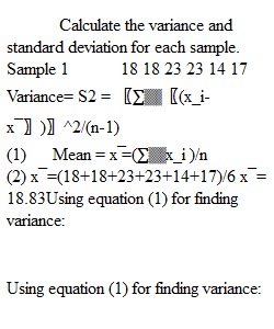 Assignment 4 Variability